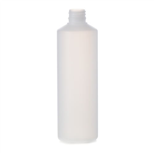 BOTTLE STD. ROUND NATURAL HDPE 500ml