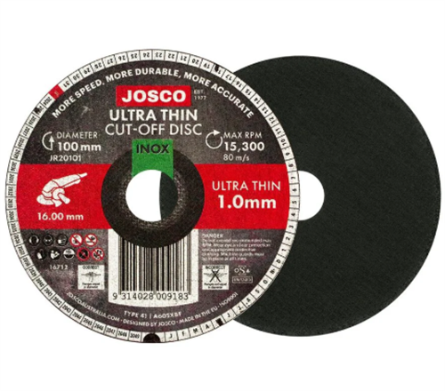 JOSCO PREMIUM CUT-OFF DISCS UT STAINLESS