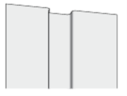 CSR (CEMINTEL) TERRITORY VERTICAL BACK STRIP DOUBLE FLANGE 5 x 3030mm