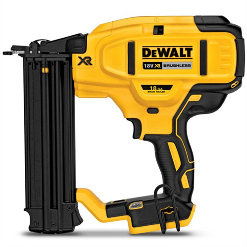 DEWALT 18V XR LI-Ion BRUSHLESS 18GA FINISH NAILER SKIN
