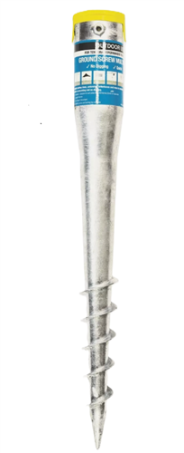 GROUND SCREW, MULTI PURPOSE, GALVANISED, 25 - 67 x 580mm