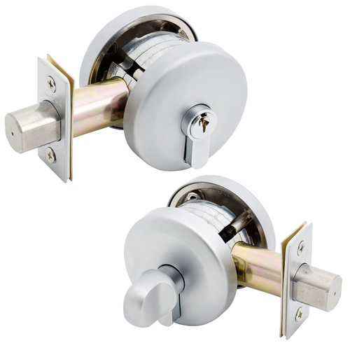 DEADBOLT G2 NEUE SMOOTH ROUND SINGLE CYLINDER 20MM THROW