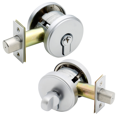 G2 STEPPED  RND DEADBOLT 20MM THROW