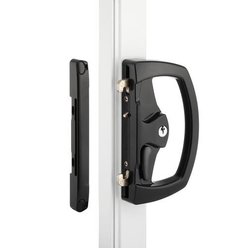 YR4550 SLIDING GLASS DOOR LOCK BLACK