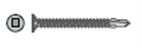 CSR (CEMINTEL) TERRITORY SCREW 10G x 45mm WINGTEK CSK CL3 SQ PK1000