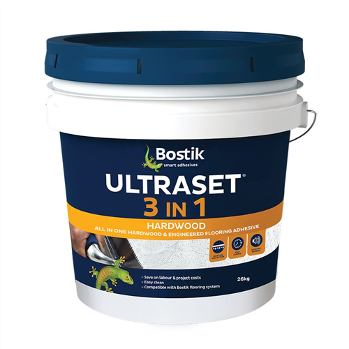 BOSTIK ULTRASET 3 in 1, FLOORING ADHESIVE, 15.1ltr/26kg