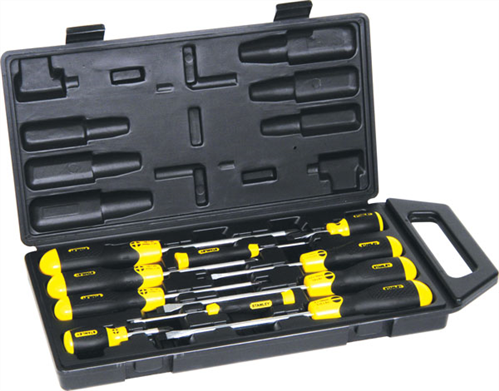 SCREWDRIVER SET STANLEY CUSHION GRIP 10PCE