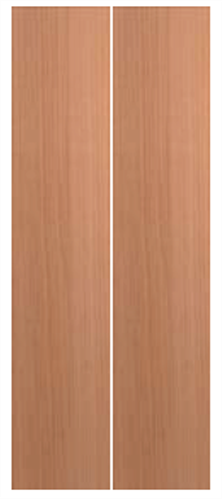 HUME DOOR BF1 BI-FOLD INTERNAL (COMPLETE WITH TRACK & FITTINGS) (SPM) MAPLE (STAIN GRADE) HOLLOWCORE