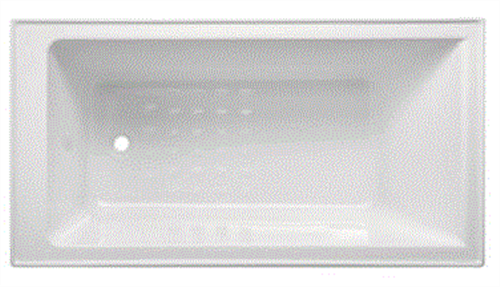 BATH ACRYLIC SELECT INSET WHITE ANTI-SKID 1800 x 800mm