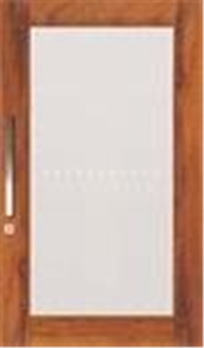 CORINTHIAN DOOR LUMINA LUMWS 1G MERBAU VENEERED GLAZED CLEAR