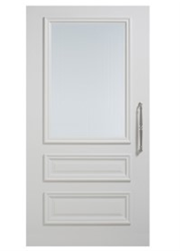 CORINTHIAN DOOR PENINSULA PPENWS 3G, PRIMED MDF SKIN, SOLID MDF CORE, HARDWOOD MOULDINGS