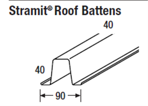 ROOF BATTEN 0.55BMT -