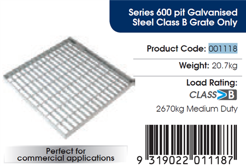 RELN SERIES 600 PIT GRATE ONLY