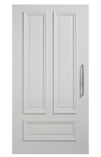 CORINTHIAN DOOR PENINSULA PPENWS 4, PRIMED MDF SKIN, SOLID MDF CORE, HARDWOOD MOULDINGS