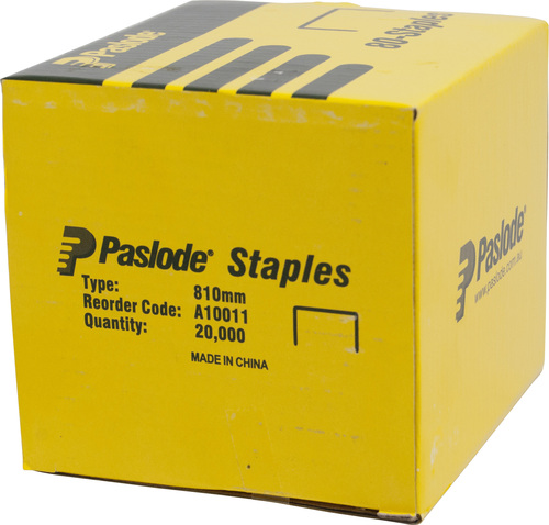 PASLODE 80 SERIES 21GA GALVANISED STAPLES PK20,000 - 810