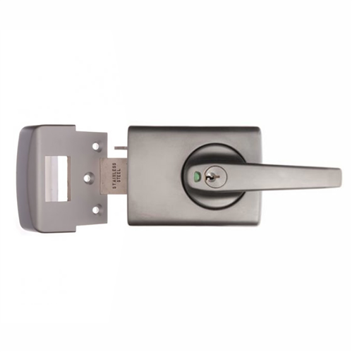 LOCKWOOD #001 DEADLATCH (DOUBLE CYLINDER) with LEVER for TIMBER FRAME