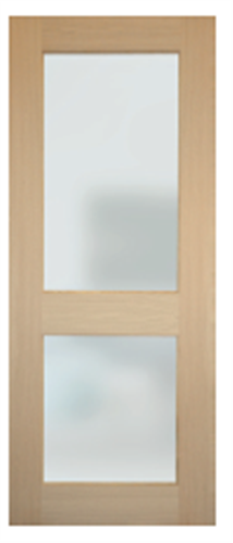 HUME DOOR AURA RANGE WHITE OAK AUR2L