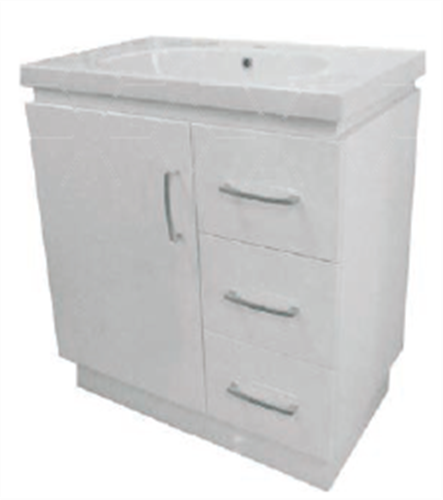 VANITY CABINET ESTI 750 COMPLETE WITH VC TOP 1TH 750 X 460 X 850mm