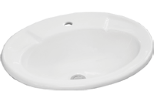BASIN VANITY ESTI 1TH CHR P&W 560 X 440mm
