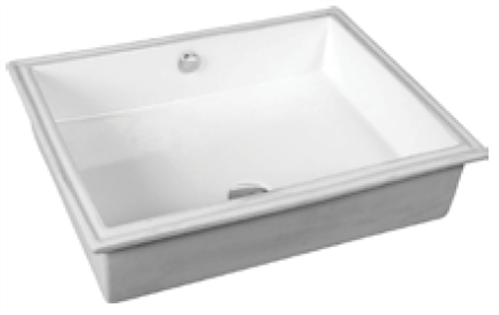 BASIN VANITY QUADO 0TH SQUARE UNDER COUNTER PLASTIC P&W 400 X 300mm