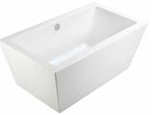 BATH CORSICA FREESTANDING WHITE LUCITE 1500 X 800 X 600mm
