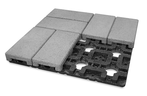 AZEK PAVER RESURFACING WATERWHEEL GRID W/- 8 PAVERS