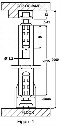 HUME DOOR EXTRA - BI-FOLD TRACK & FITTINGS ONLY (STANDARD)