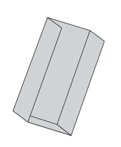 VERSICLAD | ALUMINIUM BEAM GALVABOND BRACKET SQUARE 170MM