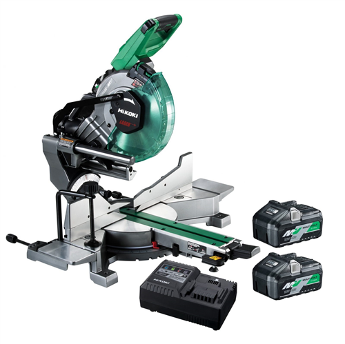 HIKOKI (HITACHI) 255mm 10" SLIDE COMPOUND SAW MULTIVOLT BRUSHLESS 36V