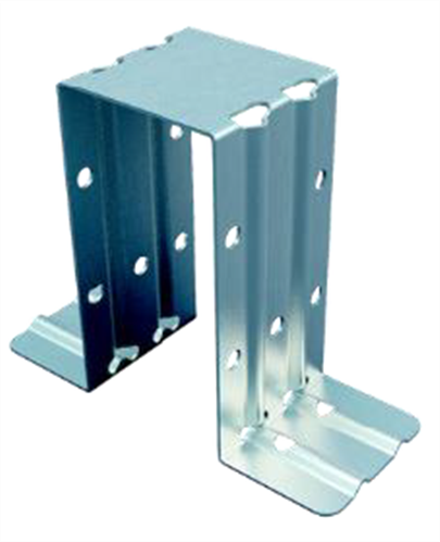 SPANTEC  TOP HAT DOUBLE BRACKET GALVANISED