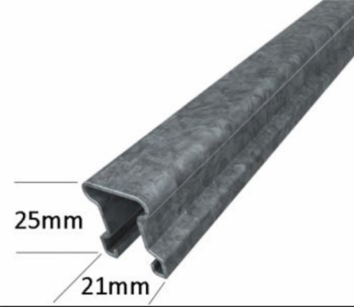 CROSS RAIL TOP #127, 25mm (h) x 21mm (w)