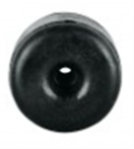 DOOR STOP SOLID RUBBER BLACK 25MM