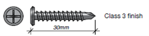 CSR (CEMINTEL) EXPRESSWALL SCREWS WAFER CL3 10g x 30mm PK1000