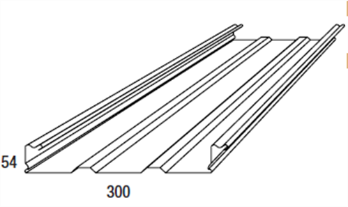 CONDECK HP GALVANISED LOW GLARE (covers 300mm)