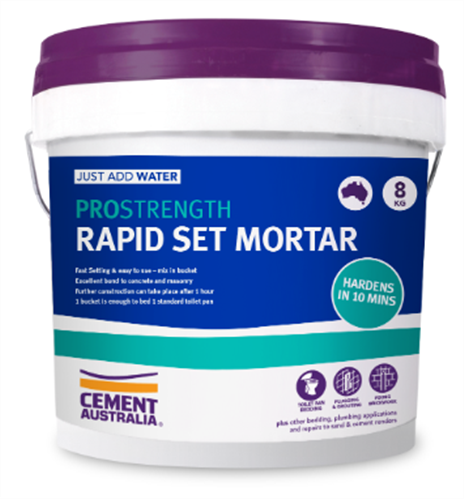 MORTAR RAPID SET BUCKET 8kg