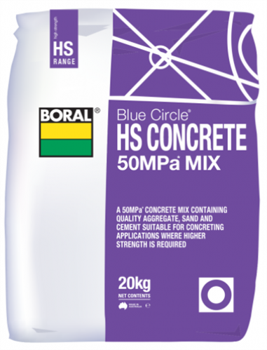 CONCRETE MIX 50MPa HIGH STRENGTH (HS) 20kg