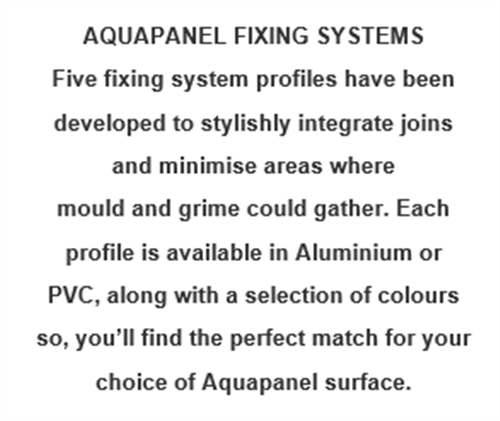LAMINEX AQUAPANEL WET AREA PANEL FIXING PROFILE (2.7mm)