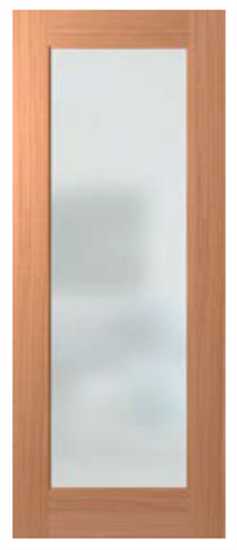 HUME DOOR LIN1 LINCOLN JOINERY (SPM) MAPLE (STAIN GRADE) (BEADING BOTH SIDES) GLAZED TRANSLUCENT