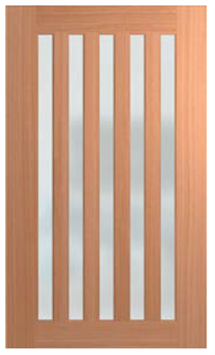 HUME DOOR XS45 SAVOY 1200 JOINERY (SPM) MAPLE (STAIN GRADE) GLAZED TRANSLUCENT