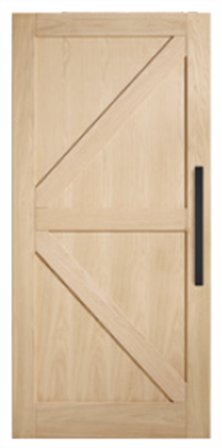 CORINTHIAN DOOR BLONDE OAK AWOBD2 BARN AMERICAN WHITE OAK 2150 x 1000 x 35mm