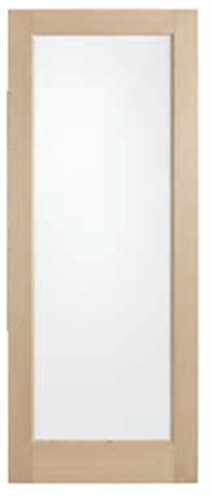 Corinthian Door Blonde Oak (Awo 21Gc) External Glazed Clear 2040 X 820 ...