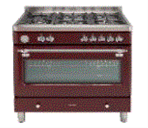 EURO FREESTANDING 90CM DUAL ROYAL CHIANTISHIRE OVEN BURGUNDY