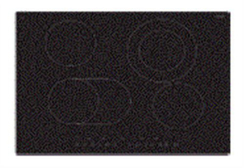 EURO COOKTOP 70CM TOUCH CONTROL CERAN 6 ZONE BLACK GLASS