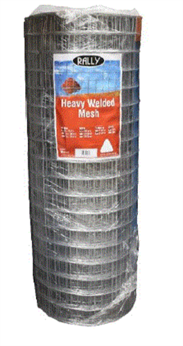 MESH HEAVY WELDED 2.5mm GALVANISED WIRE 100 x 100