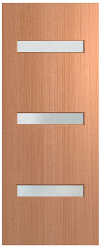 HUME DOOR BFR2 BUSH FIRE RESISTANT (BAL29) (SPM) MAPLE (STAIN GRADE) (BEADING BOTH SIDES) GLAZED FROSTED 2040 x 820 x 40mm