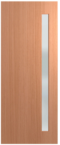 HUME DOOR XN1 NEWINGTON (HMR MDF CORE) (SPM) MAPLE (STAIN GRADE) GLAZED TRANSLUCENT