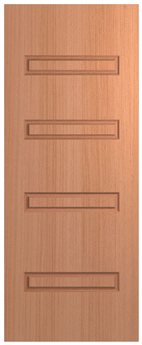 HUME DOOR XV10 VAUCLUSE (HMR MDF CORE) (SPM) MAPLE (STAIN GRADE)