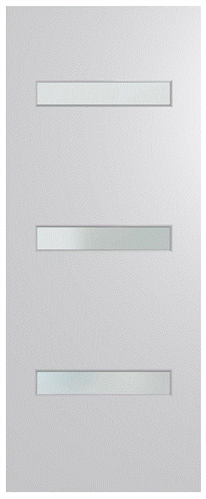 HUME DOOR BFR2 BUSH FIRE RESISTANT BAL29 DURACOTE (TEMPERED HARDBOARD) GLAZED 6mm FROSTED