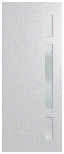 HUME DOOR XN2 NEWINGTON (HMR MDF CORE) DURACOTE (TEMPERED HARDBOARD) GLAZED TRANSLUCENT