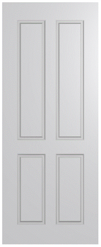 HUME DOOR XV14 VAUCLUSE (HMR MDF CORE) DURACOTE (TEMPERED HARDBOARD)